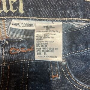 Cruel Girl Blue Boot Cut 9L